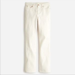 NWT J.Crew Ecru vintage straight boot cut jeans
